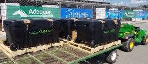 Haygain hay steamers at World Equestrian Games