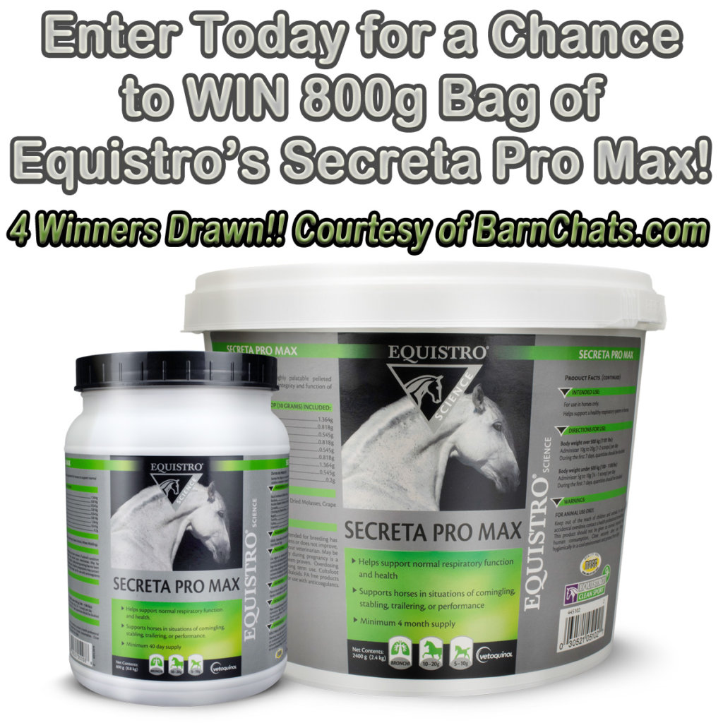 800g Bag of Equistro's Secreta Pro Max from BarnChats.com