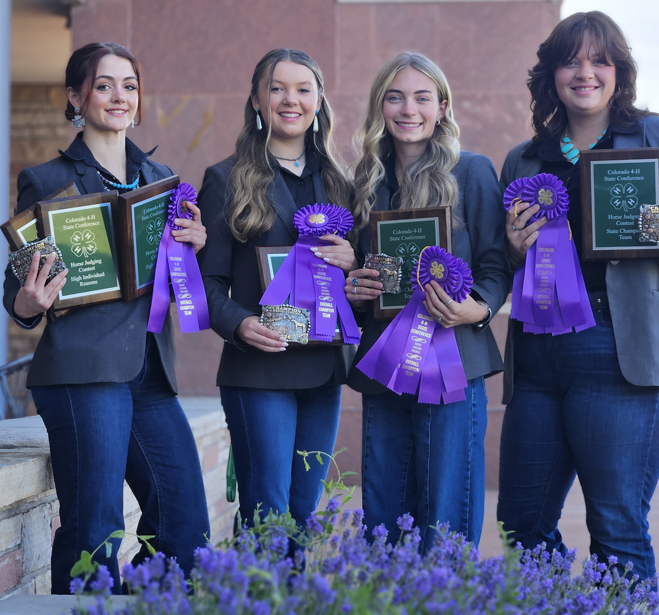 L-R: Mattea McQueen, Madison Guerrero, Sophia Block & Clara DeSouza